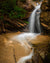 Waterfall on the Falling Waters Trail - White Mountains, New Hampshire