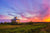 The Plum Island pink house at sunset - Newbury, Massachusetts